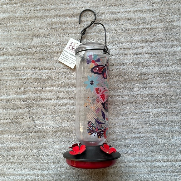 Regal Art & Gift Home & Garden Decor Scarlet Hummingbird Feeder - Butterfly - Picture 5 of 16